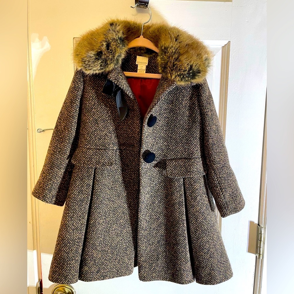 Elegant Monsoon Girls size 3/4 Coat